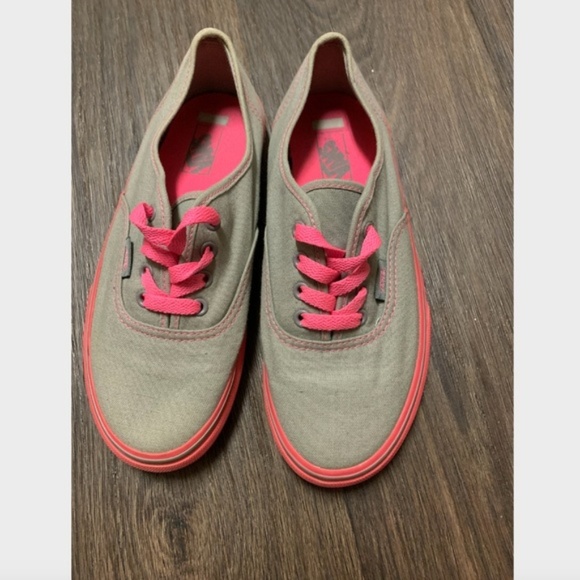 pink vans size 3